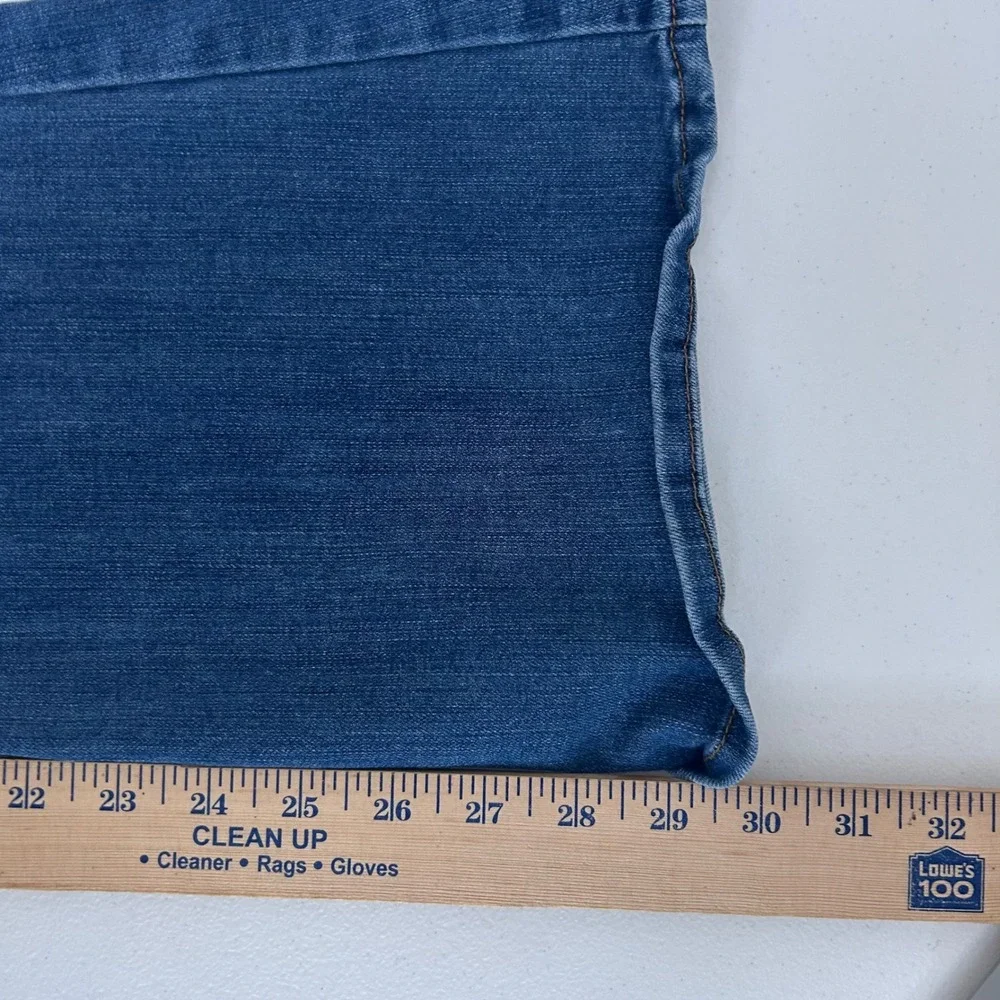 S.O.N.G. Flare Jeans Womens 00/23‎ Blue Lace-Up Back High Rise Fit N Flare
